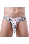 Strings Poche PéNis Slip Homme Elastique Plusieurs-PossibilitéS String Homme Sexy Hot Respirant Underwear-sous-Vetement-Boxer
