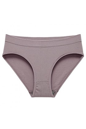 UOWEG Design personnel, couleur unie, design simple et exquis, lingerie sexy pour femme, gris, L