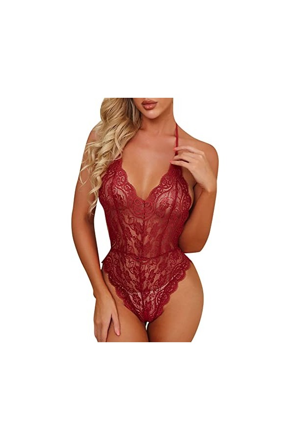 Lingerie Femme Sexy Ensemble Homme Sexy Hot y23k Femmes Mode Lingerie Roleplay Lingerie Sexy Femmes Costumes Red Plaid Dentel