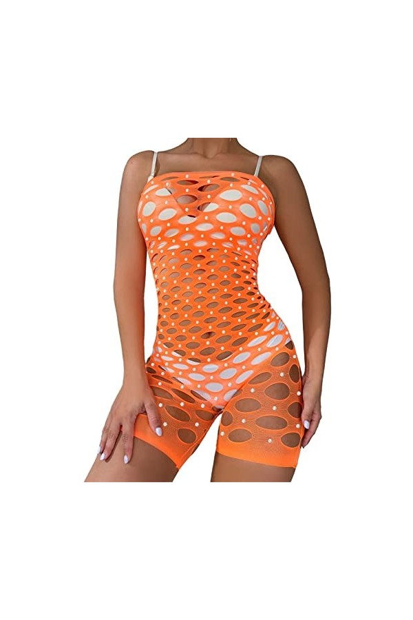 Lingerie Femme Sexy Ensemble Homme Sexy Hot y2*k La Grande Maille Populaire habille la perceuse Faite Main de Point sous-vête