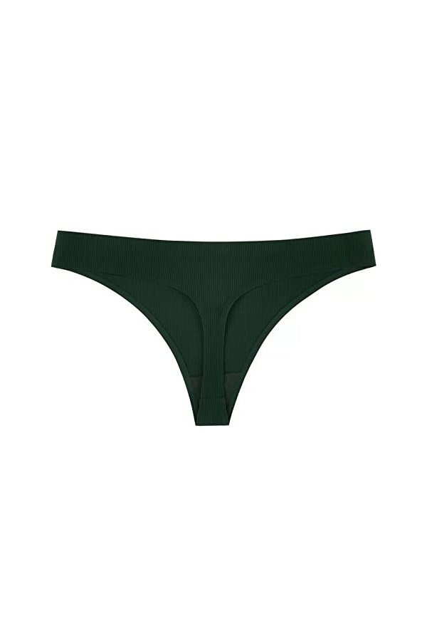 KEIZHUONIQIU String Pantalons et Tangas Dames en Sexy Slips Confortable Dentelle Culotte Creux Out Invisible sous-Vetements U