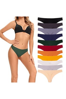 KEIZHUONIQIU String Pantalons et Tangas Dames en Sexy Slips Confortable Dentelle Culotte Creux Out Invisible sous-Vetements U