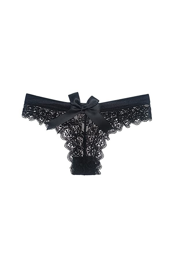 Générique Culottes pour Femmes Crochet Dentelle Dentelle jusquà Culotte Sexy Creux sous-vêtements Body String Sexy