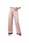 Pantalon de pyjama pour femme - Lingerie en satin - Sexy - Slip - Culotte de nuit - Culotte sexy - Costume dhippopotame, Ros