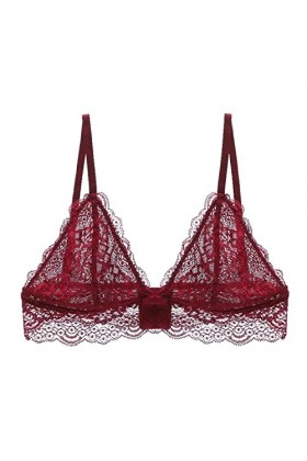 Lingerie Femme Sexy Ensemble Homme Sexy Hot y*2k Bralette en Dentelle avec rallonges Fine Sangle réglable Non rembourrée Sexy