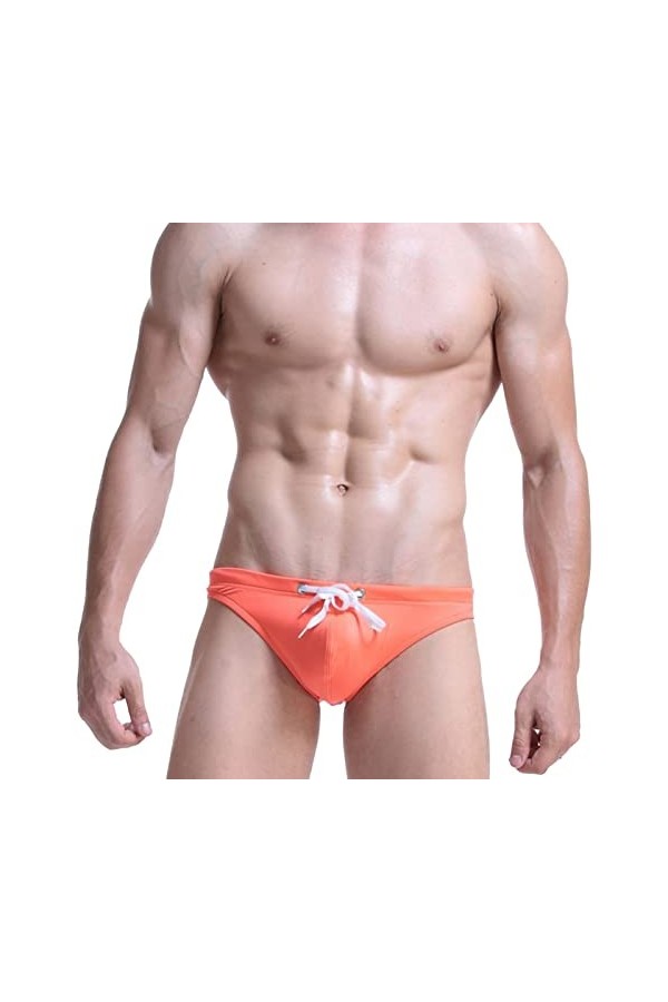 Lingerie Homme Sexy Hot Sous-vêtements solides et respirants casual briefing pour hommes confortables slips pour hommes sous-