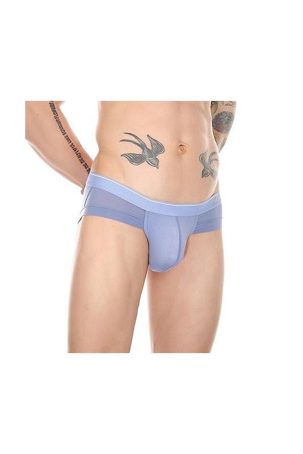 String Homme Sexy Hot Dentelle Slips Boxer Culottes pour hommes Culottes en maille respirantes à fourche haute Culottes confo