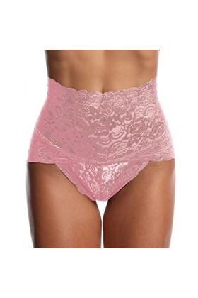 RUITOTP Sexy Dentelle Maille Transparente Femmes sous-vêtements Grande Taille Taille Haute Culotte Culotte Lingerie Ensemble 