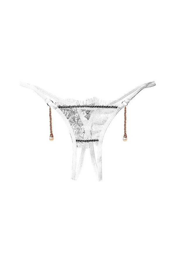 Générique Femme Culotte Dentelle Sexy Culotte sous Vetements Tanga Dentelle String Sexy Chic Culottes Femme sans Couture Culo