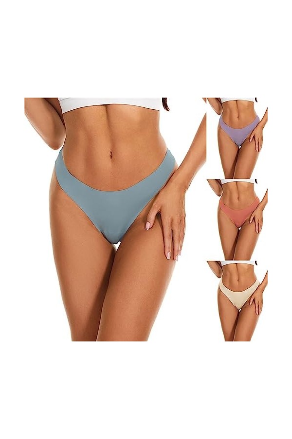 KEIZHUONIQIU Tanga-Strings et T-Back Tangas Feminins Ouvert Slips Simple en Dentelle pour Femmculottes Taille Basse Couleur U