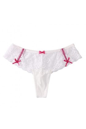 Culottes pour Femmes Mode féminine Sexy Taille Basse Culottes À Nœud Taille Basse Culotte sous Vetements Culottes Culotte Cot