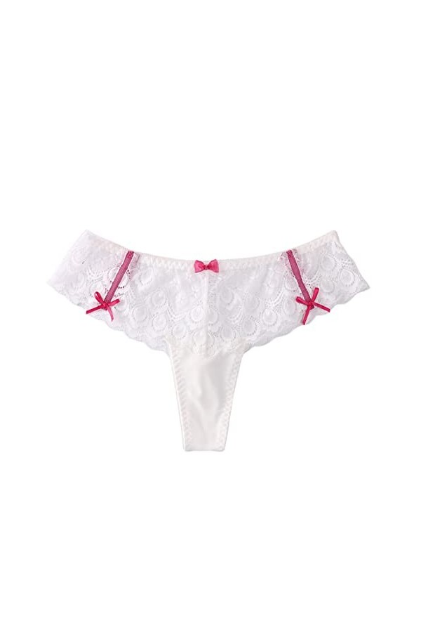 Culottes pour Femmes Mode féminine Sexy Taille Basse Culottes À Nœud Taille Basse Culotte sous Vetements Culottes Culotte Cot