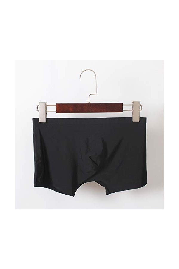 Générique Lingerie Homme Sexy Hot sous-vêtements Sexy à la Mode pour Hommes Pure Color Ice Silk Seamles Pack Pantalon Pyjama 