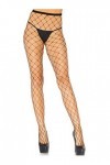 Leg Avenue 9028 Collant en Grosse Résille avec Strass Noir Tu Eur 34-38