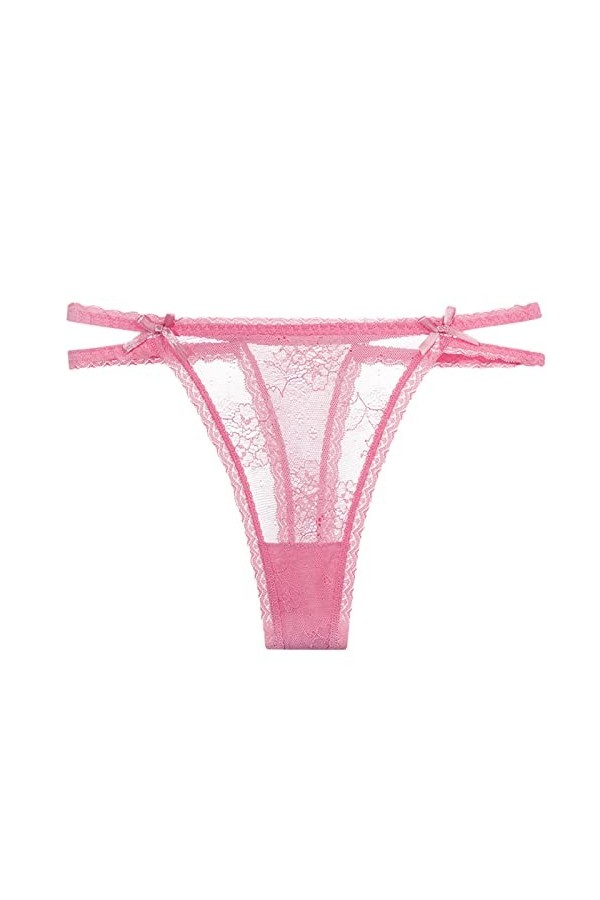 Lingerie Sexy Femme Grande Taille Brassière Fleur Dentelle Transparent Femmes sous-Vêtements String Sexy Évider Culotte Trace