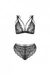 Lingerie Sexy Ensemble Femme Erotique sous-Vetements 2 Pièce Vêtements De Nuit Dentelle Ensemble Soutien Gorge et String Sexy