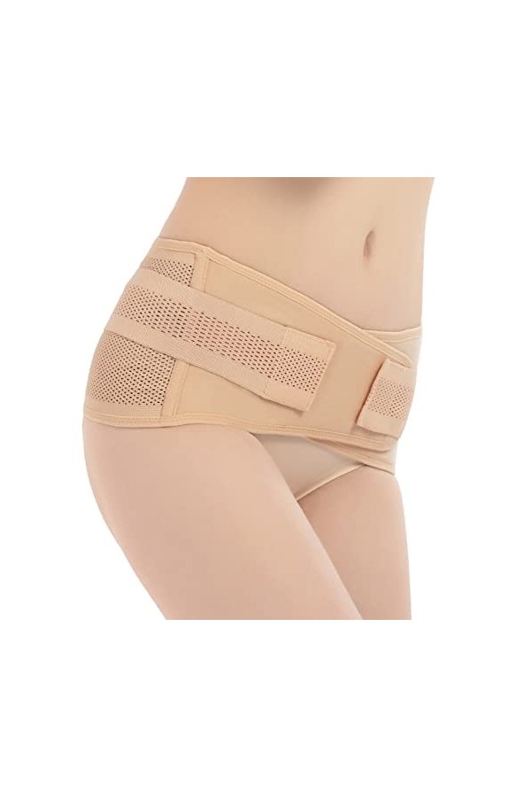 Femmes décontracté Solide Sport Taille Entrejambe Bande élastique Contraction Ceinture pelvienne Ceinture Legging Jean Fille 