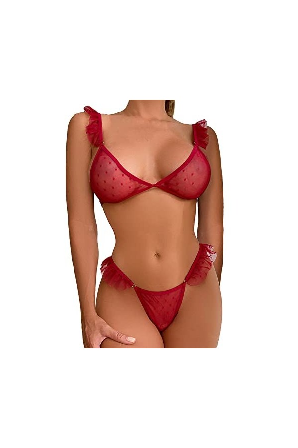 Lingerie Femme Sexy Ensemble Homme Sexy Hot y*2k Uniformes de sous-vêtements en Dentelle à la Mode Ensembles de sous-vêtement
