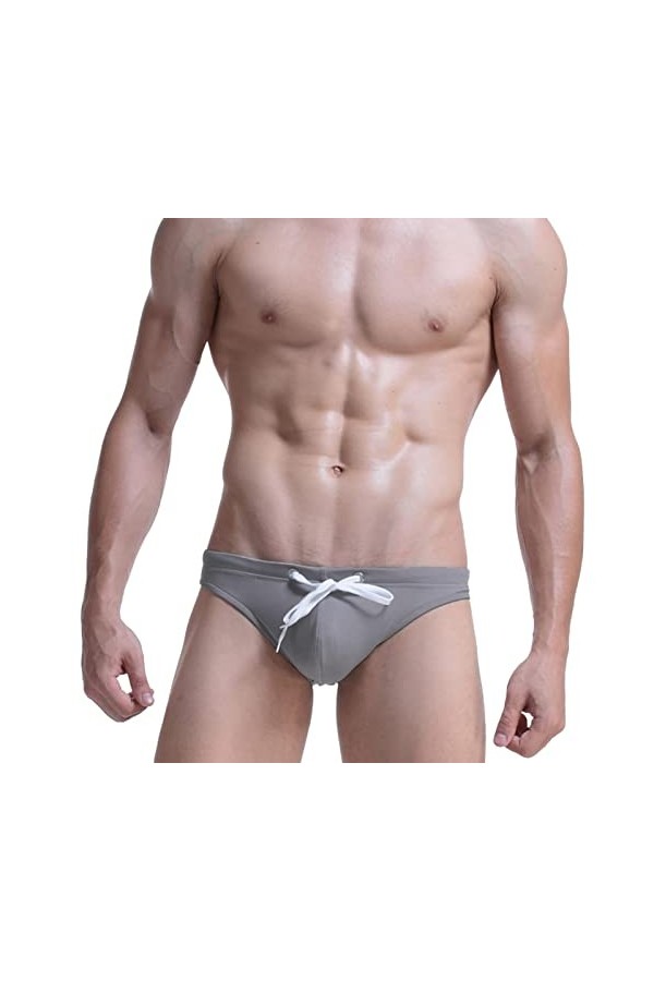 Lingerie Homme Sexy Hot Sous-vêtements solides et respirants casual briefing pour hommes confortables slips pour hommes sous-