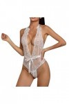 Générique Lingerie Sexy Femme Coquine Hot Lingerie Femme Sexy Ensemble Hot ChaudeLingerie Sexy en Dentelle à Coutures Multipl