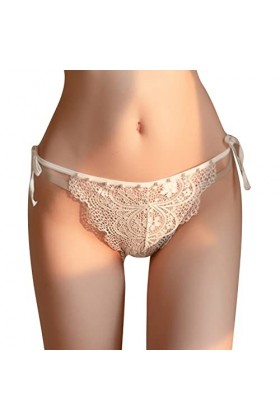 liaddkv Body en dentelle pour femme avec fermeture à pression, tenue en peluche, lingerie décolorante, Blanc., XL