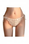 liaddkv Body en dentelle pour femme avec fermeture à pression, tenue en peluche, lingerie décolorante, Blanc., XL