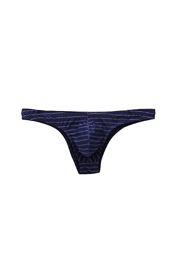 String Homme Sexy Hot Dentelle Slips Boxer Briefs rayés culottes Bikini hanches basses demi-taille couleur hommes sous-vêteme