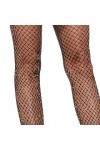 Leg Avenue 9323 Collant Résille en Lurex Or Noir Tu Eur 34-38