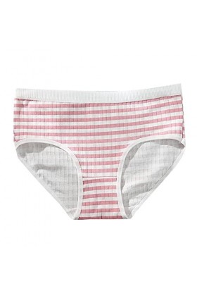 Culottes en Pur Coton et Soie Femme Slips Couleur Unie 2023 Nouveau Stretch Pantalons Triangle de Absorbante Menstruelle Stri