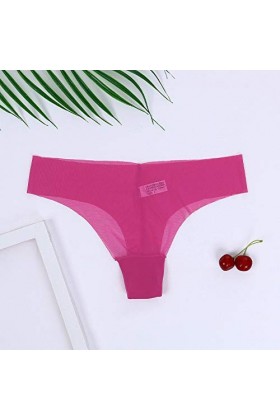 UOWEG Knickers Culottes Ultra-Minces Thong Briefs G-String sous-vêtements Femmes Lingerie Lingerie Ouverte Sexy Hot Pink, On