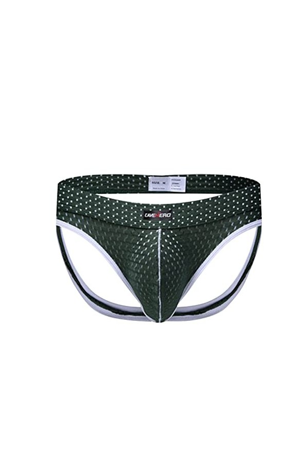 Double string respirant pour homme en maille filet pour homme, vert, XXL