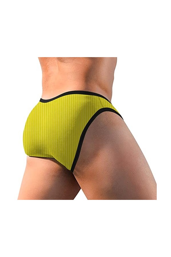 CreoQIJI Sous-vêtements chauds pour homme - Style décontracté - Taille basse - Sexy - En coton - Avec poches - Pour homme, ja