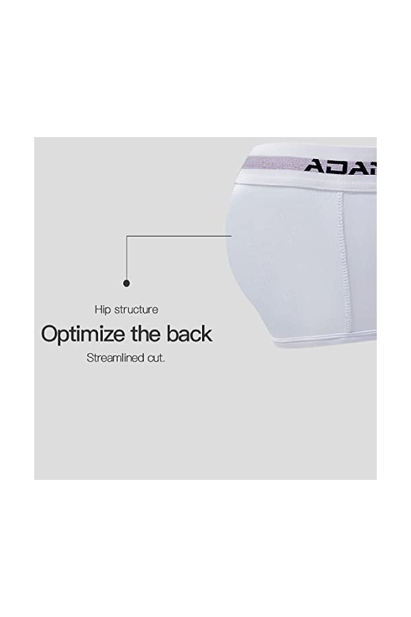 CUTeFiorino Short Homme Sous-Vêtements Taille Basse Bikini Sexy Hommes Culotte Coton Fourchette Haute Excité Ceinture Fine Pe