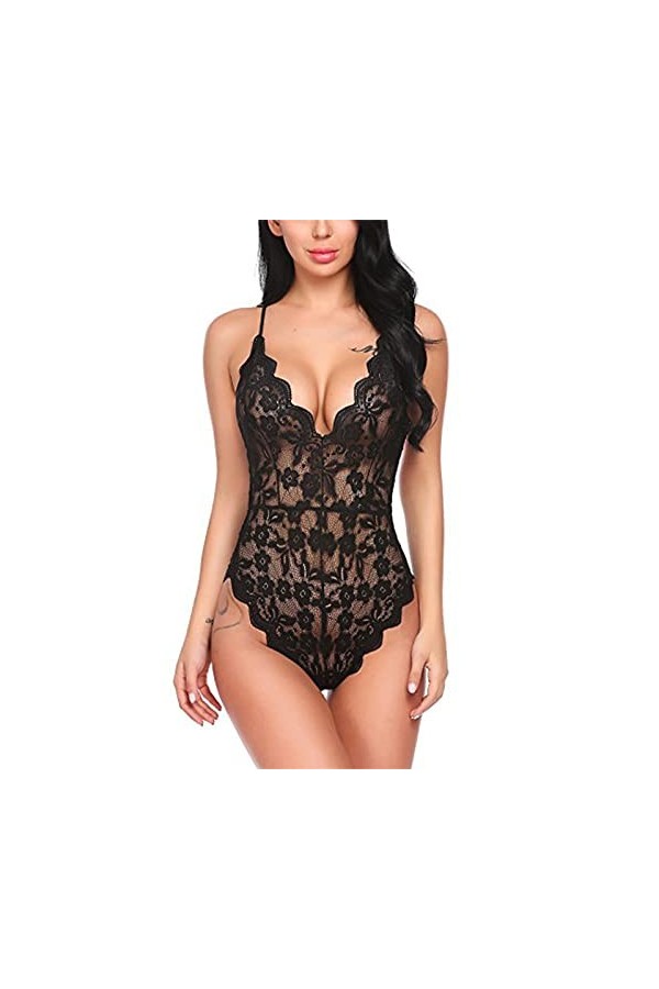 Nuisette Lingerie Femme Slutty Hot Nuit Body Ouverte Élastique Erothique Ensemble Sissy Érotique Lingerie Hyper Sexy Bandage 