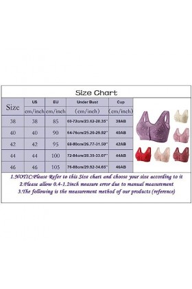 Brassière Femme Sexy Soutien-Gorge en Coton Confortable et Sexy pour Personnes Âgées avec Bretelles Réglables