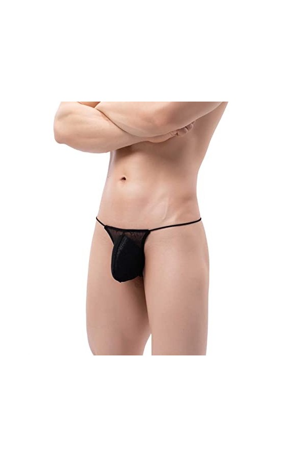 Générique String Homme Sexy Hot Dentelle Slips Boxer sous-vêtements de Mode Masculine Culottes Sexy Monter des Slips sous-vêt