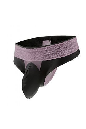 Générique String Homme Sexy Hot Dentelle Slips Boxer sous-vêtements Sexy en Dentelle de Glace pour Hommes Peignoirs pour Homm