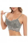 Femmes Plus La Taille Gilet Crop Wire Soutien-Gorge Lingerie Sexy Col en V sous-Vêtements Lingerie avec Poitrine Pad S3XL Men