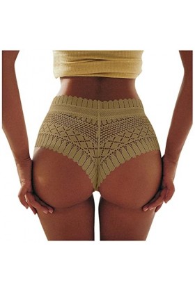 Tenue Ouverte Entrejambe Culotte en Dentelle Transparente pour Dames Sexy de Grande Taille en Coton Creux de qualité Respiran