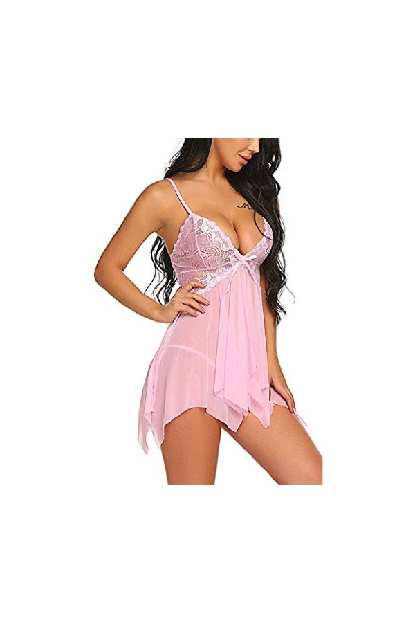 Lingerie Sexy Femme Soutien-Gorge Push-Up Nuisettes Sensuelle Hot Érotique Nuisette Sensuelle Coquin Sexy Femme Sensuelle Coq