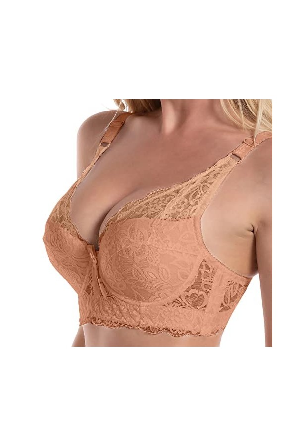 Générique Bustier Cérémonie Femmes Sexy Dentelle rassemblée Soutien-Gorge Sangles réglables Coupe du Sein sous-vêtements Mens