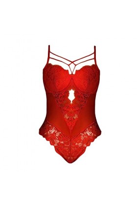 Body femme noir sexy rouge lingerie coupée bandage crochet sous-vêtements ceinture en peluche broderie sous-vêtements sexy in