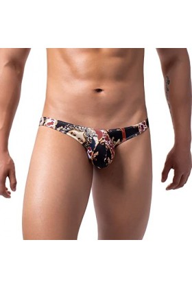 FGUUTYM Trunks Pantalon sexy imprimé triangle pour homme, Noir , XL