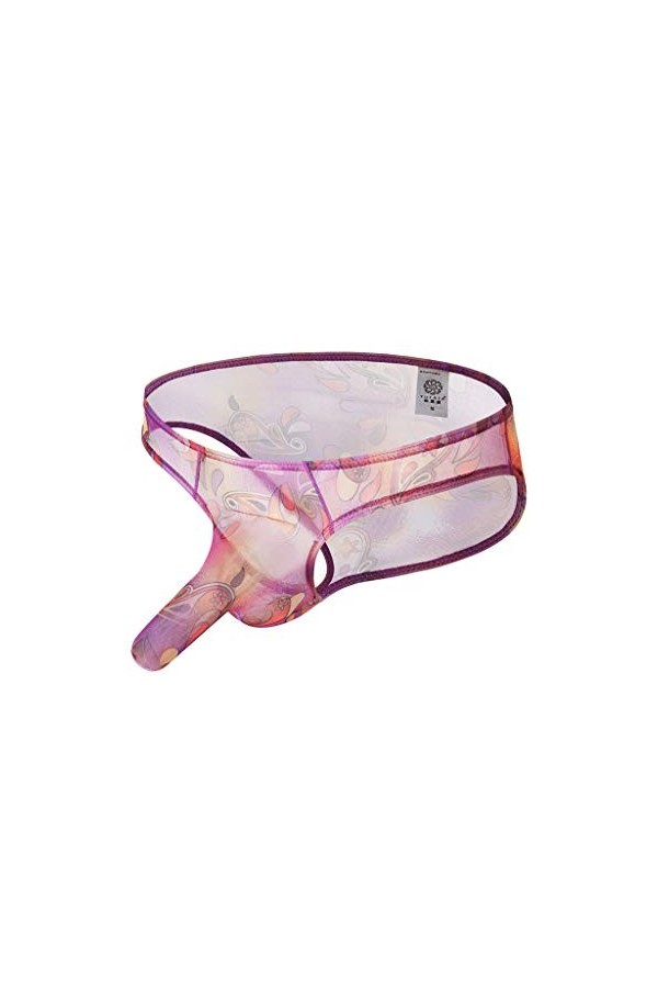 Générique String Homme Sexy Hot Dentelle Slips Boxer Les sous-vêtements Sexy pour Hommes Transparent Voir à Travers Le Short 