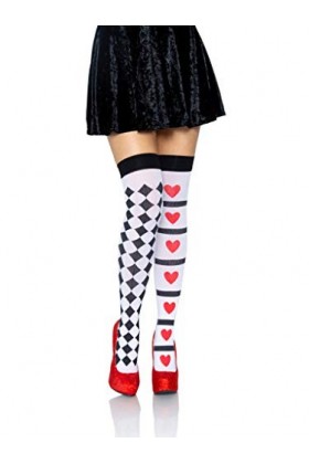 Leg Avenue - Bas coeurs et carreaux