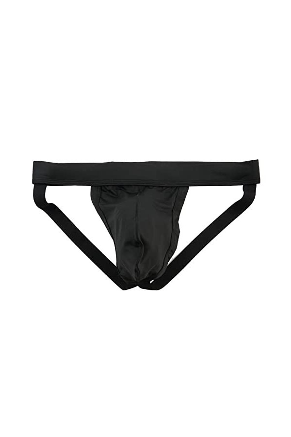 FGUUTYM Spitzenjunge Sexy Pure Color Cooler und lustiger Herren Tanga, Noir , M
