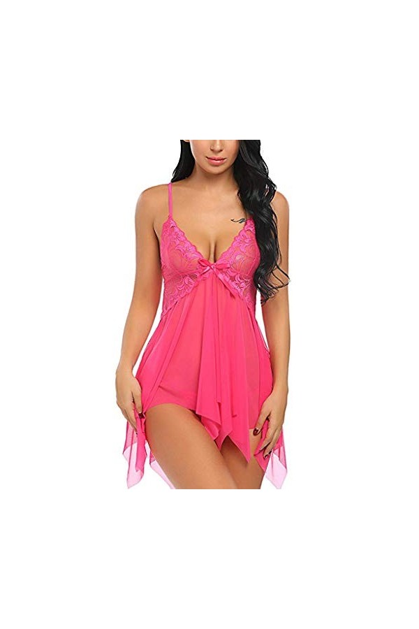 Lingerie Sexy Femme Soutien-Gorge Push-Up Nuisettes Sensuelle Hot Érotique Nuisette Sensuelle Coquin Sexy Femme Sensuelle Coq