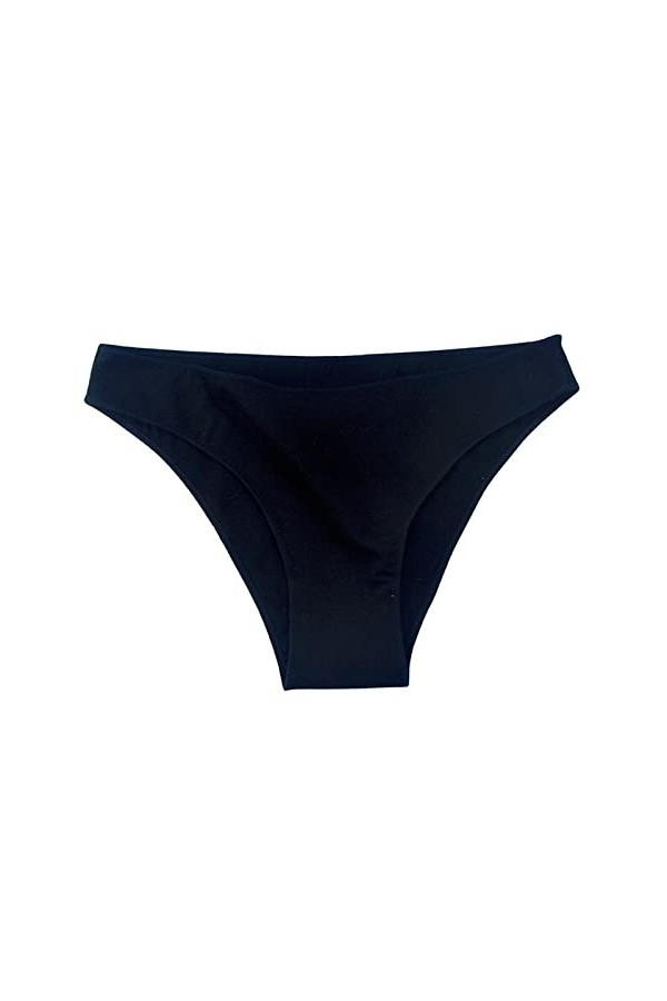 String Femme en Pur Coton et Soie Slips Stretch Pantalons Triangle Taille Haute Culottes Elasticité Soiree de Absorbante Mens