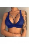 Sexy Women Girl Hollow Out Elastic Cage Bra Bandage Strappy Halter Bra Ouverte Entrejambe