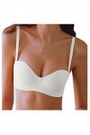 liaddkv Lingerie sexy sexy avec bretelles fines amovibles pour femme, Blanc., 38